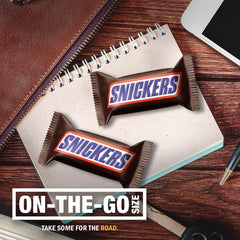 Snickers 1 LB Original Fun Size Rich Milk Chocolate with Creamy Caramel Center Bulk Packaging - Great for Schools, Offices, Home & More!