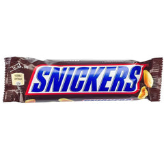 Snickers 12 Pack Full Size Single Chocolate Candy Bar 1.86oz Each Bulk Packaging